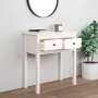 Konsolentisch aus massivem weißem Kiefernholz, 70 x 35 x 75 cm von vidaXL, Seitentische - Ref: Foro24-814610, Preis: 89,72 €,...