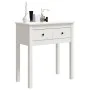 Solid white pine wood console table 70x35x75 cm by vidaXL, Side tables - Ref: Foro24-814610, Price: 87,93 €, Discount: %