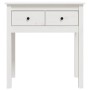 Konsolentisch aus massivem weißem Kiefernholz, 70 x 35 x 75 cm von vidaXL, Seitentische - Ref: Foro24-814610, Preis: 89,72 €,...