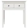 Solid white pine wood console table 70x35x75 cm by vidaXL, Side tables - Ref: Foro24-814610, Price: 87,93 €, Discount: %