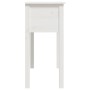 Mesa consola de madera maciza de pino blanco 70x35x75 cm de vidaXL, Mesas auxiliares - Ref: Foro24-814610, Precio: 89,72 €, D...