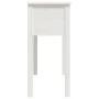Solid white pine wood console table 70x35x75 cm by vidaXL, Side tables - Ref: Foro24-814610, Price: 87,93 €, Discount: %