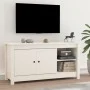 Massiver TV-Schrank aus weißem Kiefernholz, 103 x 36,5 x 52 cm von vidaXL, TV-Möbel - Ref: Foro24-814590, Preis: 90,35 €, Rab...