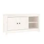 Massiver TV-Schrank aus weißem Kiefernholz, 103 x 36,5 x 52 cm von vidaXL, TV-Möbel - Ref: Foro24-814590, Preis: 90,35 €, Rab...