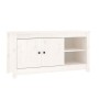 Massiver TV-Schrank aus weißem Kiefernholz, 103 x 36,5 x 52 cm von vidaXL, TV-Möbel - Ref: Foro24-814590, Preis: 91,61 €, Rab...