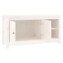 Massiver TV-Schrank aus weißem Kiefernholz, 103 x 36,5 x 52 cm von vidaXL, TV-Möbel - Ref: Foro24-814590, Preis: 90,35 €, Rab...
