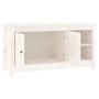 Massiver TV-Schrank aus weißem Kiefernholz, 103 x 36,5 x 52 cm von vidaXL, TV-Möbel - Ref: Foro24-814590, Preis: 91,61 €, Rab...