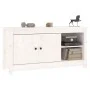 Massiver TV-Schrank aus weißem Kiefernholz, 103 x 36,5 x 52 cm von vidaXL, TV-Möbel - Ref: Foro24-814590, Preis: 90,35 €, Rab...