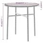 Anthrazitgraues 3-teiliges Garten-Essset aus synthetischem Rattan von vidaXL, Gartensets - Ref: Foro24-3098037, Preis: 117,99...