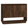 Smoked oak engineered wood sideboard 97x31x75 cm by vidaXL, Sideboards - Ref: Foro24-812987, Price: 72,38 €, Discount: %