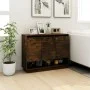 Smoked oak engineered wood sideboard 97x31x75 cm by vidaXL, Sideboards - Ref: Foro24-812987, Price: 72,38 €, Discount: %