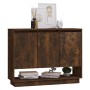 Smoked oak engineered wood sideboard 97x31x75 cm by vidaXL, Sideboards - Ref: Foro24-812987, Price: 73,43 €, Discount: %