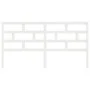 Cabecero de cama madera maciza de pino blanco 206x4x100 cm de vidaXL, Cabeceros y pies de cama - Ref: Foro24-814215, Precio: ...