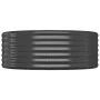 Steel flower bed anthracite powder coated 322x100x36cm by vidaXL, Pots and planters - Ref: Foro24-319001, Price: 74,56 €, Dis...