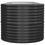 Steel flower bed anthracite powder coated 368x80x68 cm by vidaXL, Pots and planters - Ref: Foro24-318966, Price: 111,97 €, Di...