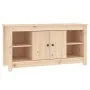 Solid pine wood TV stand 103x36.5x52 cm by vidaXL, TV Furniture - Ref: Foro24-814574, Price: 77,59 €, Discount: %