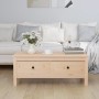 Couchtisch aus massivem grauem Kiefernholz, 100 x 50 x 40 cm von vidaXL, Couchtisch - Ref: Foro24-814604, Preis: 79,34 €, Rab...