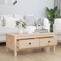 Couchtisch aus massivem grauem Kiefernholz, 100 x 50 x 40 cm von vidaXL, Couchtisch - Ref: Foro24-814604, Preis: 79,34 €, Rab...