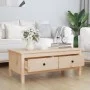 Couchtisch aus massivem grauem Kiefernholz, 100 x 50 x 40 cm von vidaXL, Couchtisch - Ref: Foro24-814604, Preis: 78,70 €, Rab...