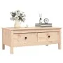 Couchtisch aus massivem grauem Kiefernholz, 100 x 50 x 40 cm von vidaXL, Couchtisch - Ref: Foro24-814604, Preis: 78,70 €, Rab...