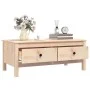 Couchtisch aus massivem grauem Kiefernholz, 100 x 50 x 40 cm von vidaXL, Couchtisch - Ref: Foro24-814604, Preis: 78,70 €, Rab...