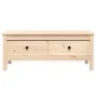 Mesa de centro de madera maciza de pino gris 100x50x40 cm de vidaXL, Mesas de centro - Ref: Foro24-814604, Precio: 78,67 €, D...