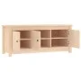 Solid pine wood shoe rack 110x38x45.5 cm by vidaXL, Shoe racks and shoe organizers - Ref: Foro24-814599, Price: 111,17 €, Dis...