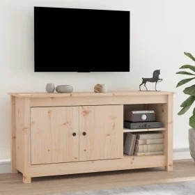 TV-Schrank aus massivem Kiefernholz, 103 x 36,5 x 52 cm von vidaXL, TV-Möbel - Ref: Foro24-814589, Preis: 84,81 €, Rabatt: %