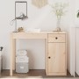 Escritorio de madera maciza de pino 100x50x75 cm de vidaXL, Escritorios - Ref: Foro24-814629, Precio: 105,73 €, Descuento: %