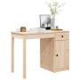 Escritorio de madera maciza de pino 100x50x75 cm de vidaXL, Escritorios - Ref: Foro24-814629, Precio: 105,73 €, Descuento: %