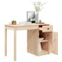 Schreibtisch aus massivem Kiefernholz, 100 x 50 x 75 cm von vidaXL, Schreibtische - Ref: Foro24-814629, Preis: 115,00 €, Raba...