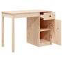 Escritorio de madera maciza de pino 100x50x75 cm de vidaXL, Escritorios - Ref: Foro24-814629, Precio: 105,73 €, Descuento: %