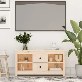 TV-Ständer aus massivem Kiefernholz 103x36,5x52 cm von vidaXL, TV-Möbel - Ref: Foro24-814569, Preis: 83,37 €, Rabatt: %