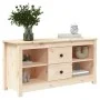 Solid pine wood TV stand 103x36.5x52 cm by vidaXL, TV Furniture - Ref: Foro24-814569, Price: 83,37 €, Discount: %