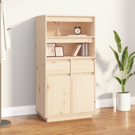 Hohe Anrichte aus massiver Kiefer 60x40x116,5 cm von vidaXL, Sideboards - Ref: Foro24-814534, Preis: 148,95 €, Rabatt: %