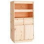 Hohe Anrichte aus massiver Kiefer 60x40x116,5 cm von vidaXL, Sideboards - Ref: Foro24-814534, Preis: 148,95 €, Rabatt: %