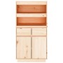 Hohe Anrichte aus massiver Kiefer 60x40x116,5 cm von vidaXL, Sideboards - Ref: Foro24-814534, Preis: 148,95 €, Rabatt: %