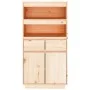 Tall solid pine wood sideboard 60x40x116.5 cm by vidaXL, Sideboards - Ref: Foro24-814534, Price: 146,53 €, Discount: %