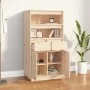 Tall solid pine wood sideboard 60x40x116.5 cm by vidaXL, Sideboards - Ref: Foro24-814534, Price: 146,53 €, Discount: %
