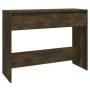 Engineered wood smoked oak console table 100x35x76.5 cm by vidaXL, Side tables - Ref: Foro24-813035, Price: 51,73 €, Discount: %