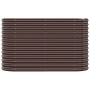 Brown powder coated steel flower bed planter 114x40x68 cm by vidaXL, Pots and planters - Ref: Foro24-318890, Price: 55,77 €, ...