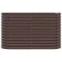 Brown powder coated steel flower bed planter 114x40x68 cm by vidaXL, Pots and planters - Ref: Foro24-318890, Price: 53,11 €, ...