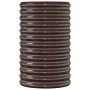 Brown powder coated steel flower bed planter 114x40x68 cm by vidaXL, Pots and planters - Ref: Foro24-318890, Price: 53,11 €, ...