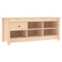 Mueble zapatero de madera maciza de pino 110x38x45,5 cm de vidaXL, Zapateros y organizadores de calzado - Ref: Foro24-814594,...