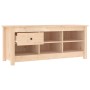 Mueble zapatero de madera maciza de pino 110x38x45,5 cm de vidaXL, Zapateros y organizadores de calzado - Ref: Foro24-814594,...