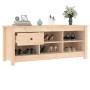 Mueble zapatero de madera maciza de pino 110x38x45,5 cm de vidaXL, Zapateros y organizadores de calzado - Ref: Foro24-814594,...