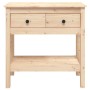 Solid pine wood console table 75x35x75 cm by vidaXL, Side tables - Ref: Foro24-814619, Price: 100,58 €, Discount: %