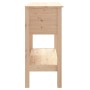 Solid pine wood console table 75x35x75 cm by vidaXL, Side tables - Ref: Foro24-814619, Price: 100,58 €, Discount: %