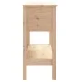 Solid pine wood console table 75x35x75 cm by vidaXL, Side tables - Ref: Foro24-814619, Price: 107,59 €, Discount: %