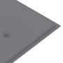 Batavia Bank mit grauem Kissen aus massivem Teakholz 150 cm von vidaXL, Gartenbänke - Ref: Foro24-3100827, Preis: 247,66 €, R...